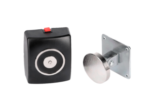 iman ELECTROIMÁN DE APERTURA CON PULSADOR DE DESBLOQUEO